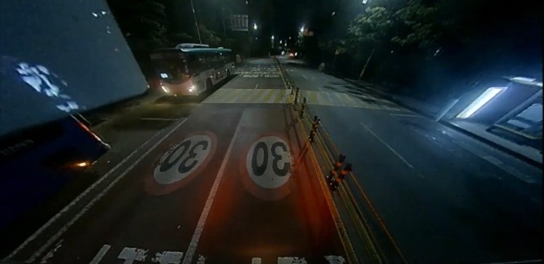 Rear Wide View Night