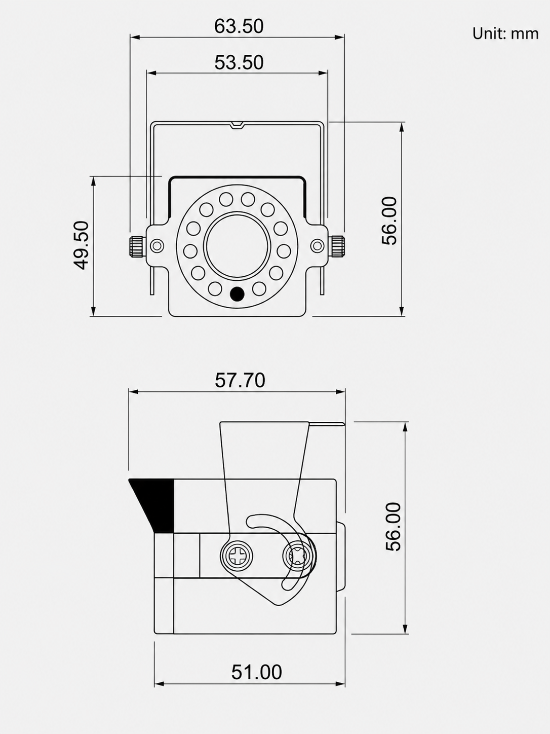 BMC-2112A Dimensions
