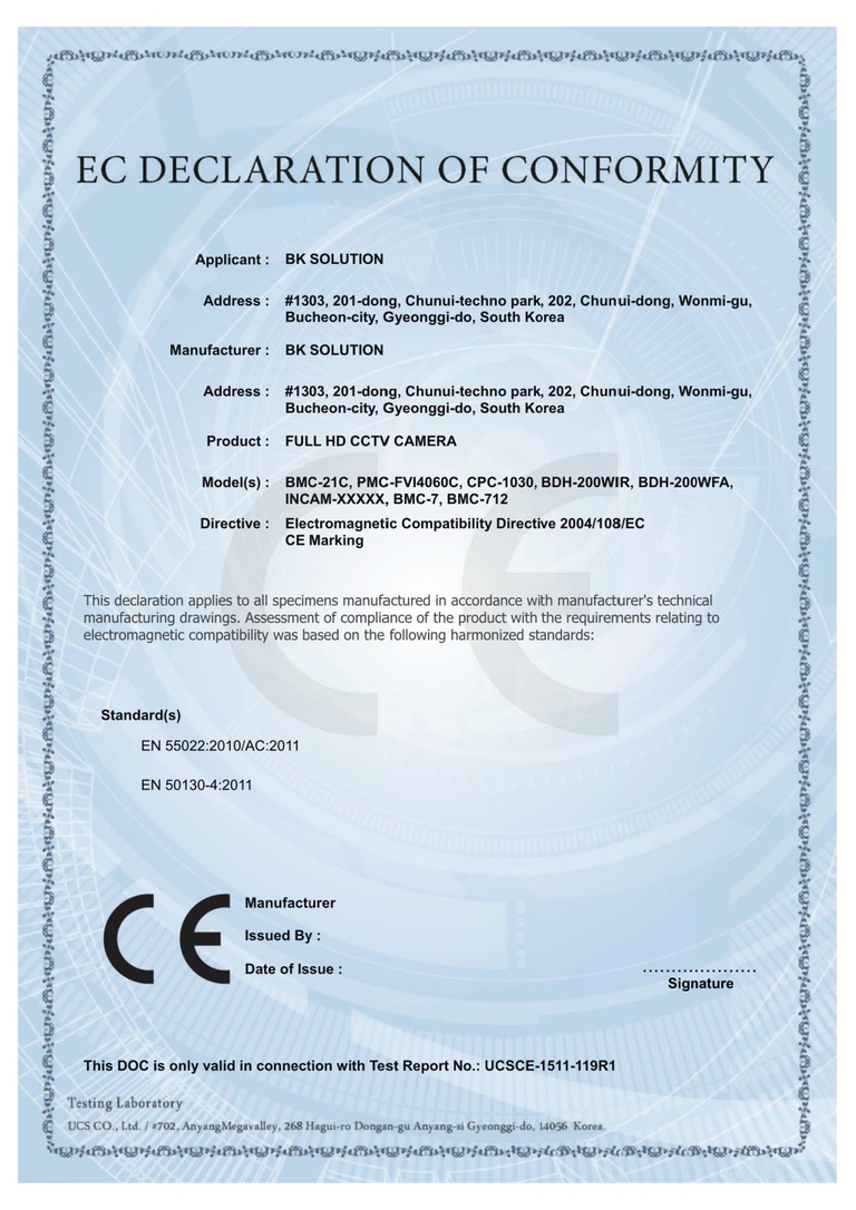 CE  BMC-21C
